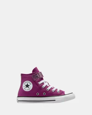 Chuck Taylor All Star 1v Hi Shimmer Youth Quantum Violet/White