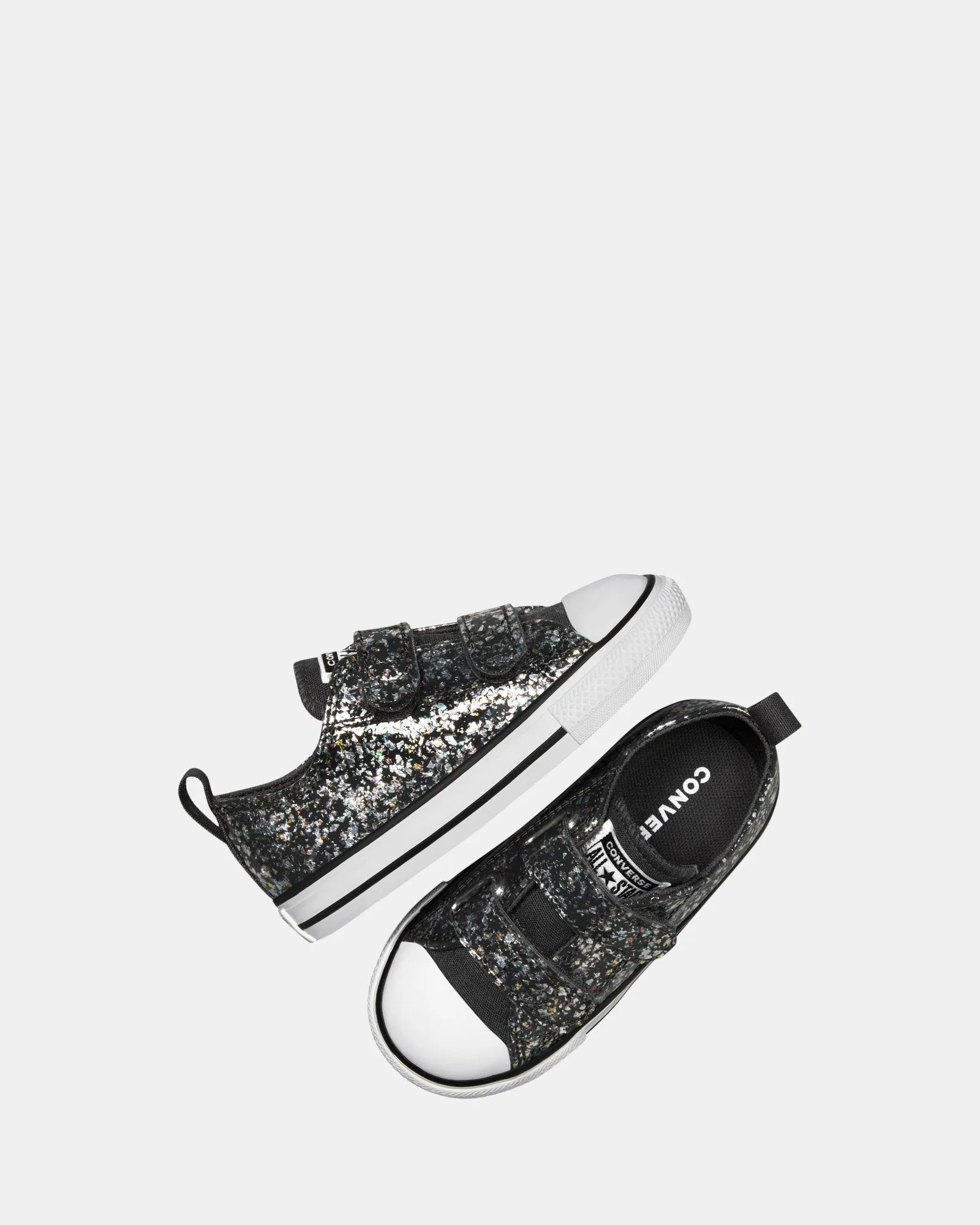 Chuck Taylor All Star 1v Shimmer Infant Dark Matter/White