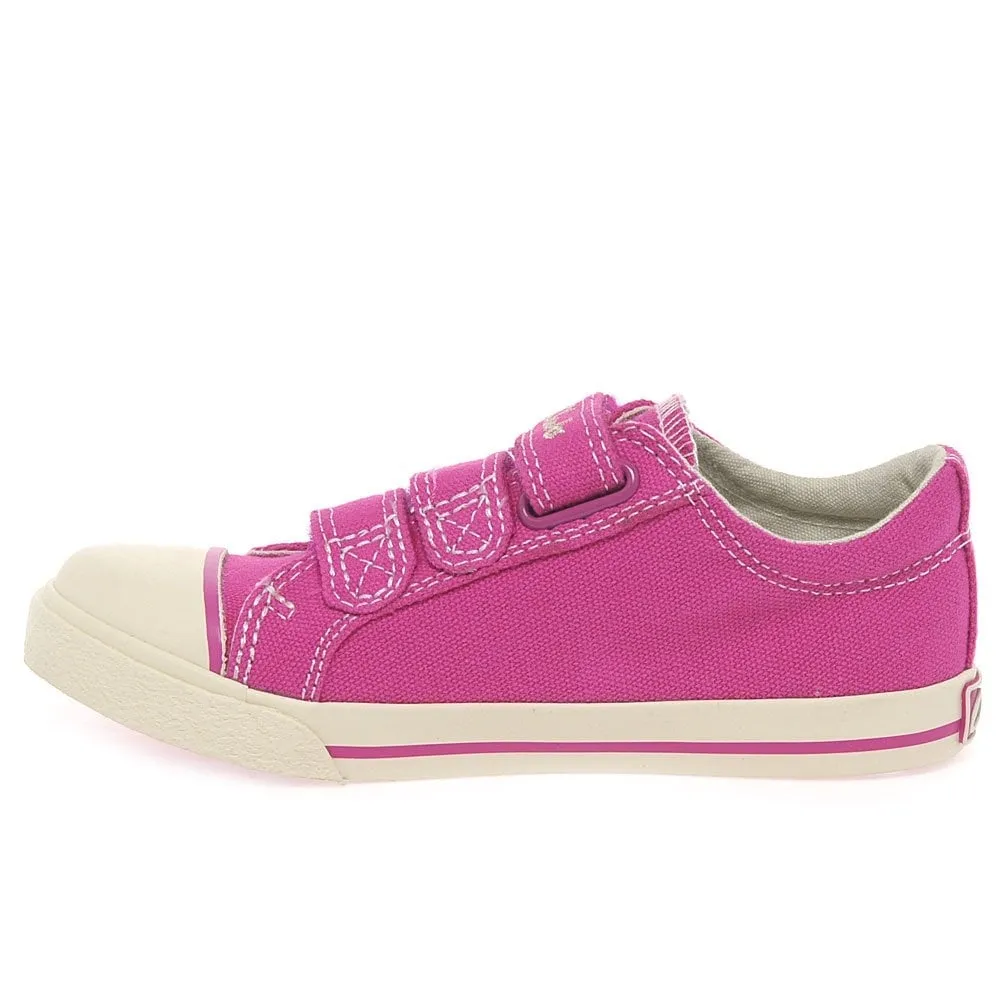 Clarks Gracie Lass Younger Girls Canvas Shoes