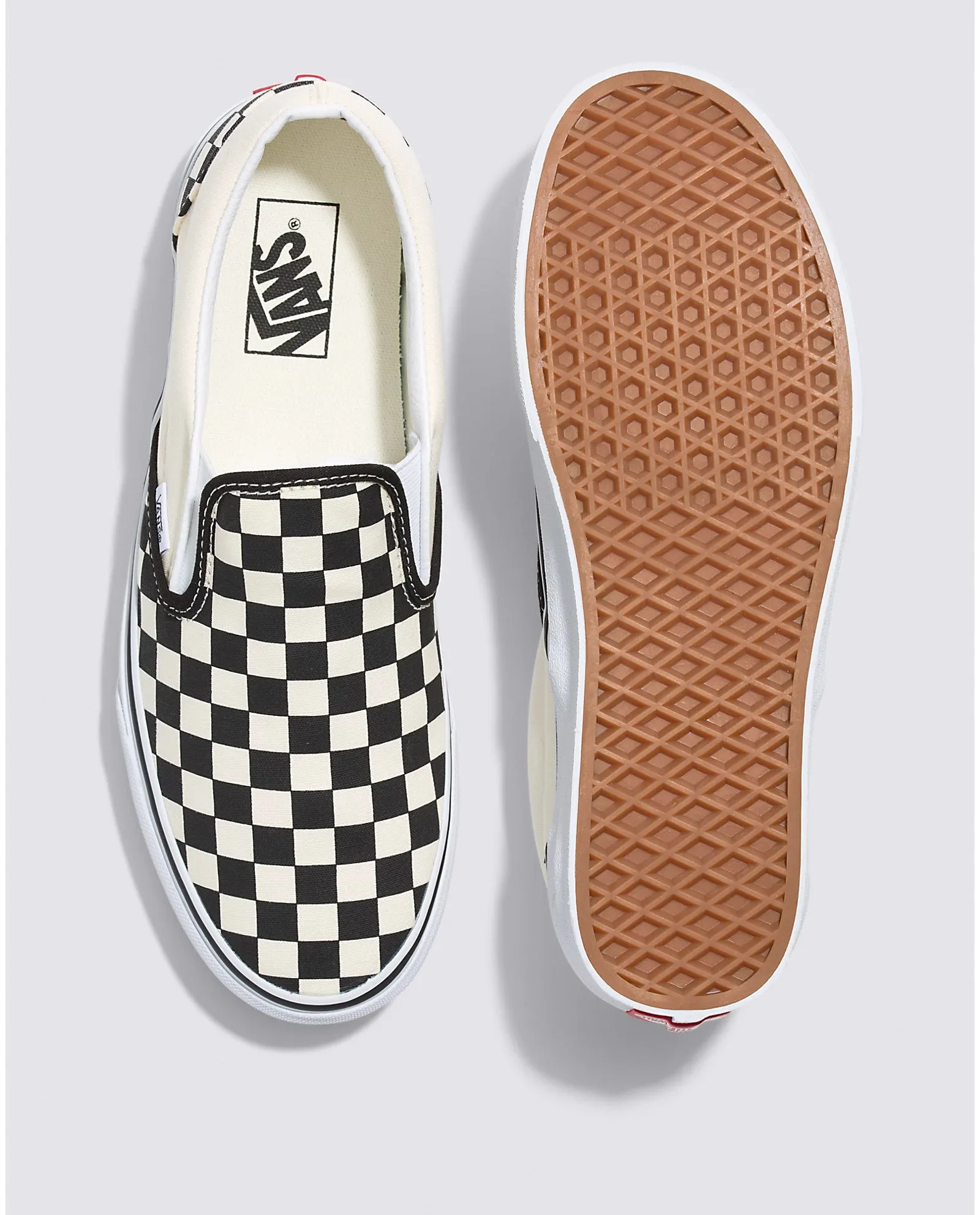 Classic Slip-On Shoe - Checkerboard/White