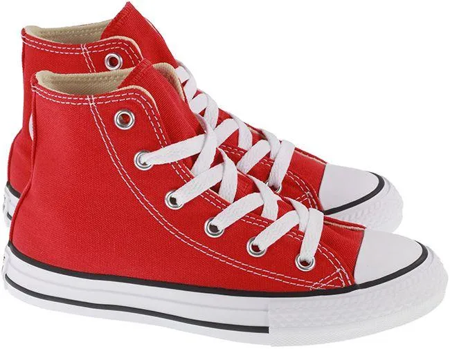 Converse Shoes Kids Chuck Taylor Hi Red