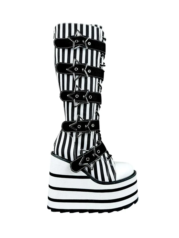 DETENTION STAR STRIPE - BLACK/WHITE