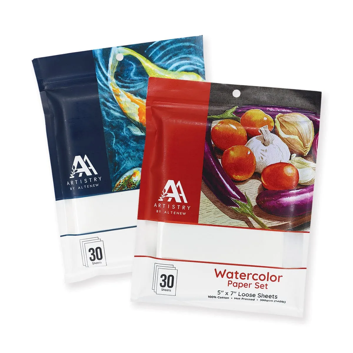 Dual Texture Watercolor Paper Set Bundle