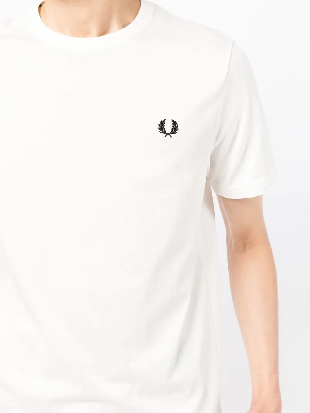 embroidered-logo cotton T-shirt