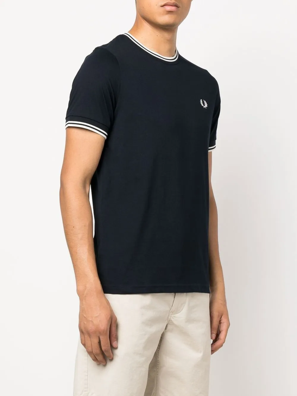 embroidered-logo short-sleeved T-shirt