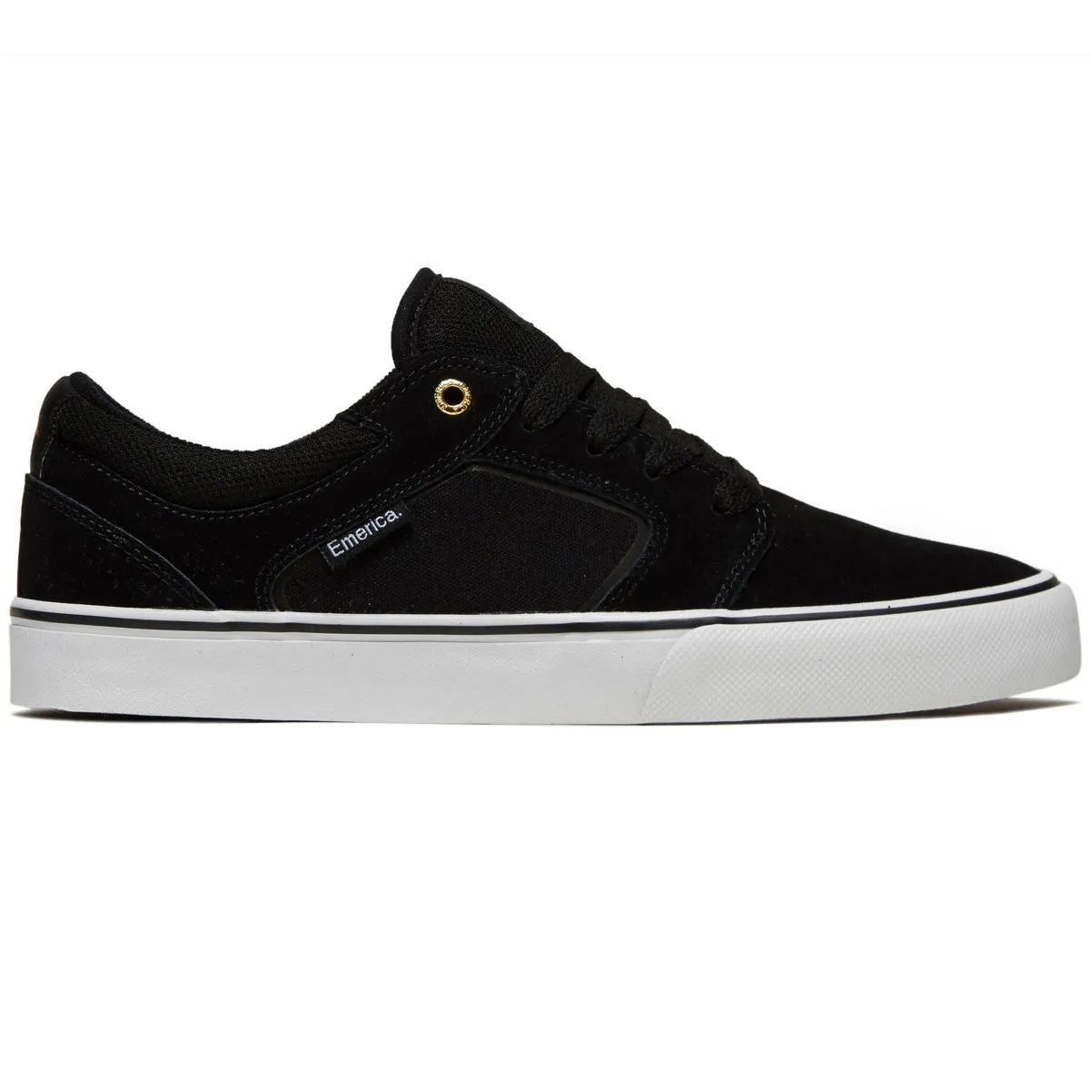 Emerica Cadence Shoes - Black/White/Gold