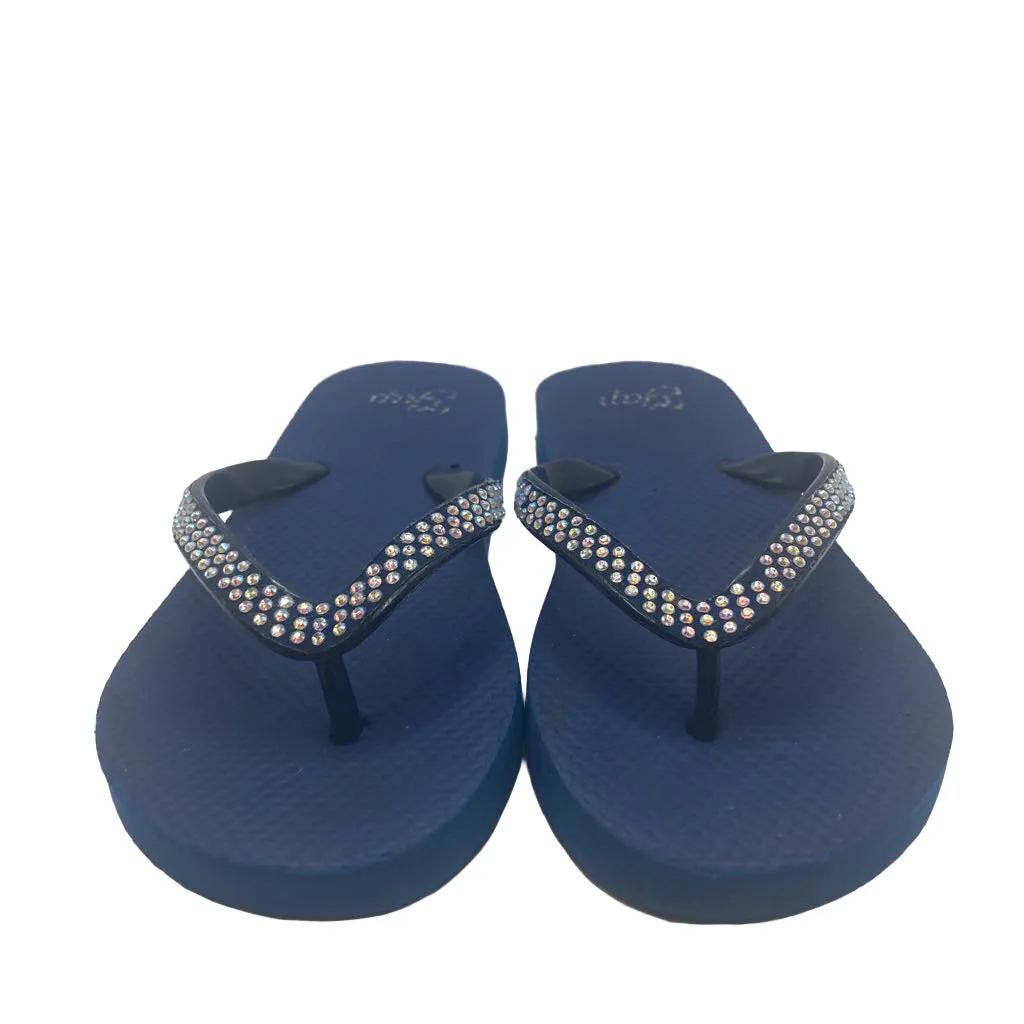 Flipflop Sandals w/Rhinestones