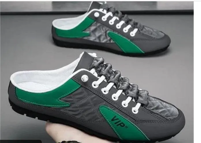 Green Half Casual Shoes for Men