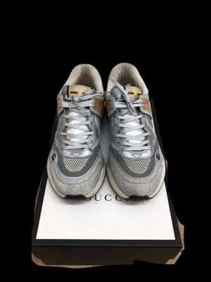 Gucci Ultrapace "Silver" 599058 HW910 8161 US Size 9