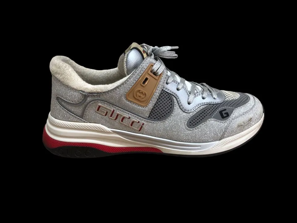 Gucci Ultrapace "Silver" 599058 HW910 8161 US Size 9