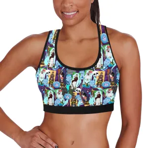 Haunted Mansion Favorites Women's Athletic Sports Bra