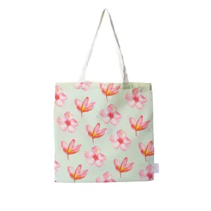 *Hibiscus and Plumeria Tote