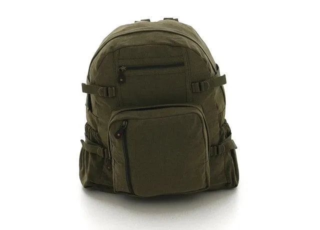 Jumbo Vintage Canvas Backpack