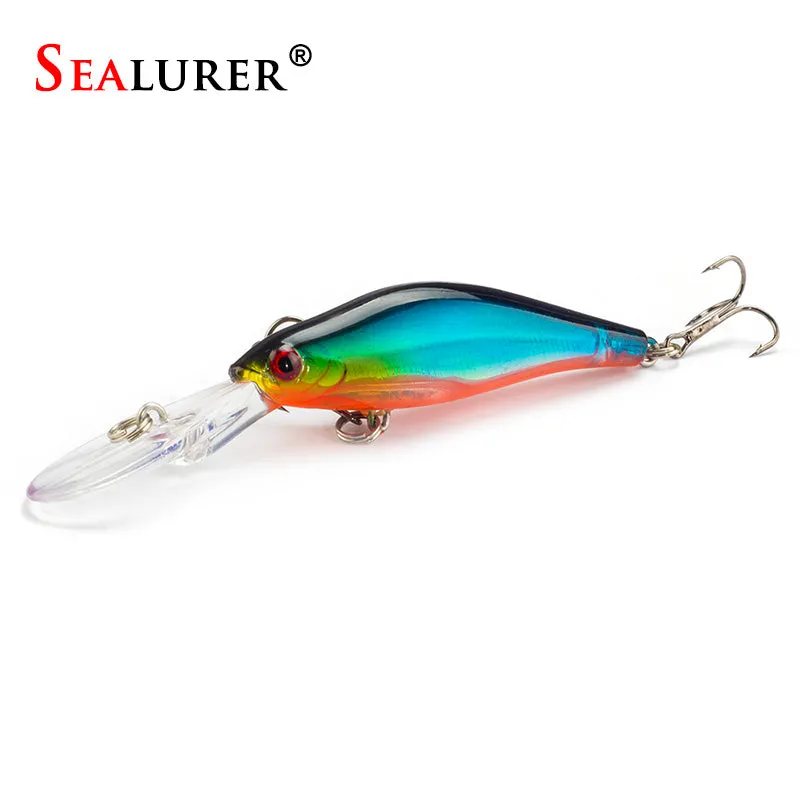 Laser Sinking Slowly Minnow Fishing Lure 9CM 7.2G Wobbler Artificial Fly Fishing Hard Bait Carp Crankbait Fishing Tackle 1PCS