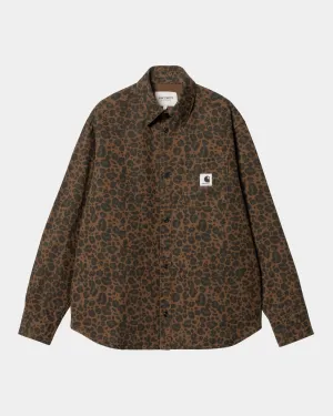 Leo Shirt | Tamarind Camo Leopard (garment dyed)