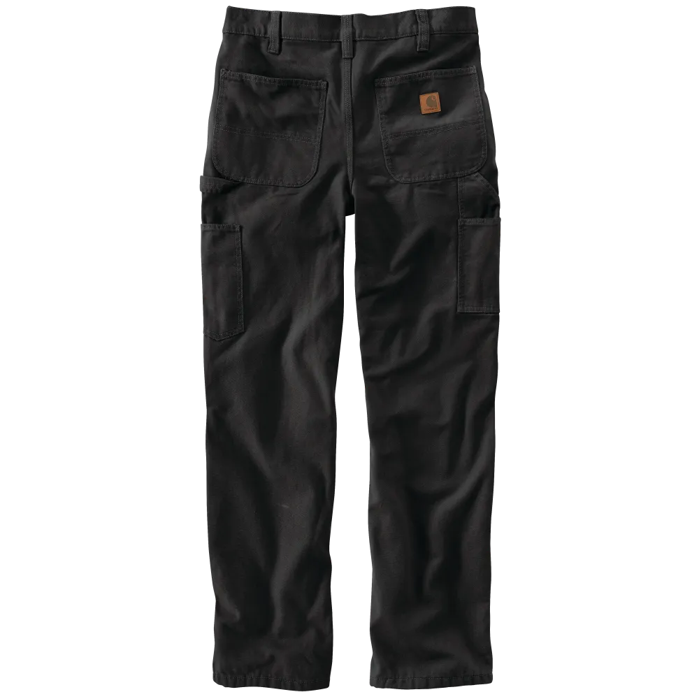 Loose Fit Washed Duck Utility Work Pant Black (B11 BLK)