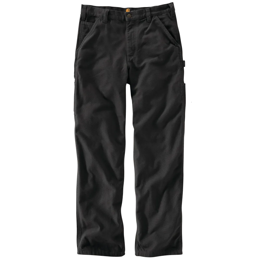 Loose Fit Washed Duck Utility Work Pant Black (B11 BLK)