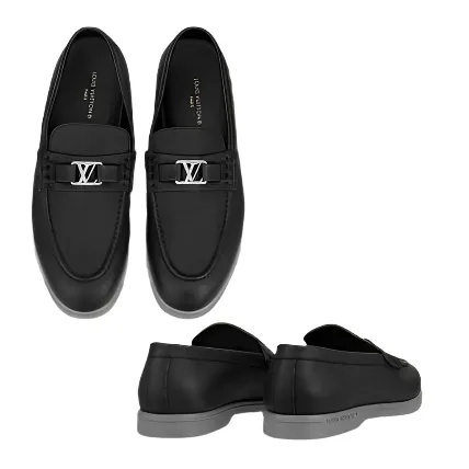 MAJOR LOAFER MONO CANVAS BLACK MEN L/V SHOES