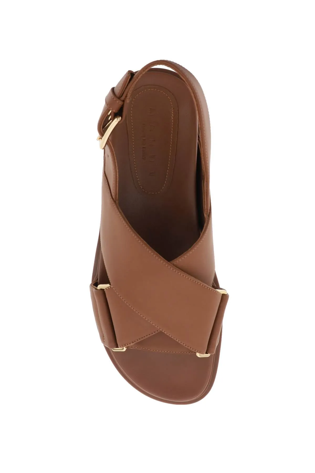 Marni fussbett calfskin sandals