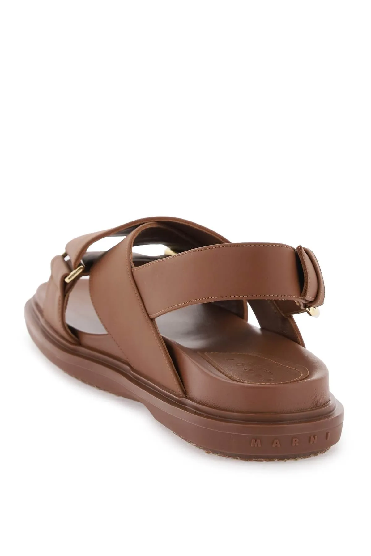 Marni fussbett calfskin sandals