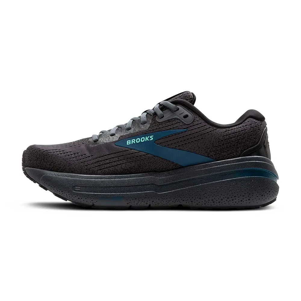 Men's Ghost Max 2 Running Shoe - Ebony/Cockatoo/Blue Sapphire - Extra Wide (4E)