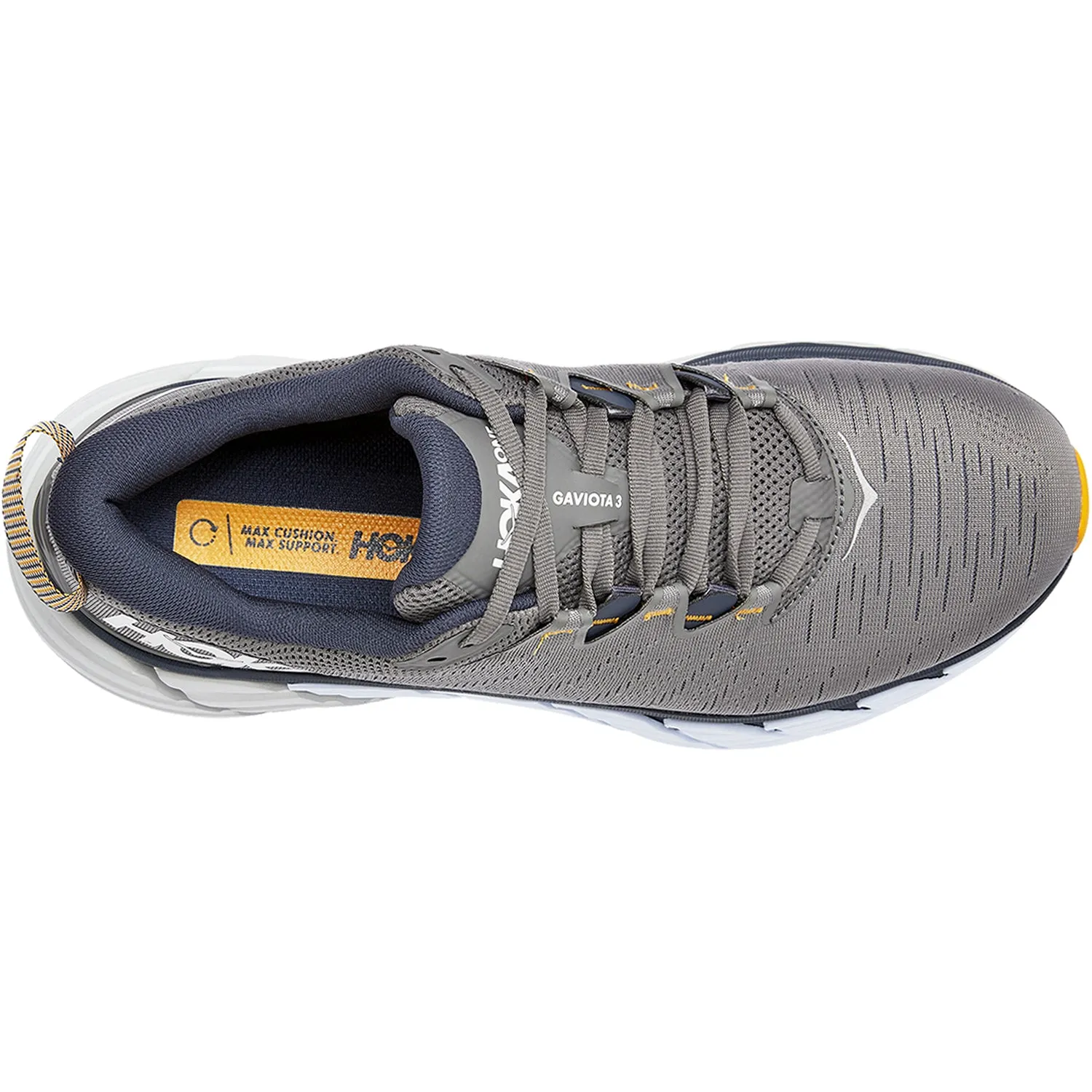 Men's Hoka One One Gaviota 3 Charcoal Grey/Ombre Blue Mesh