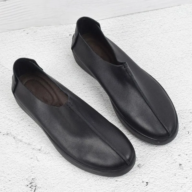 Men's Leather Slip On Loafers