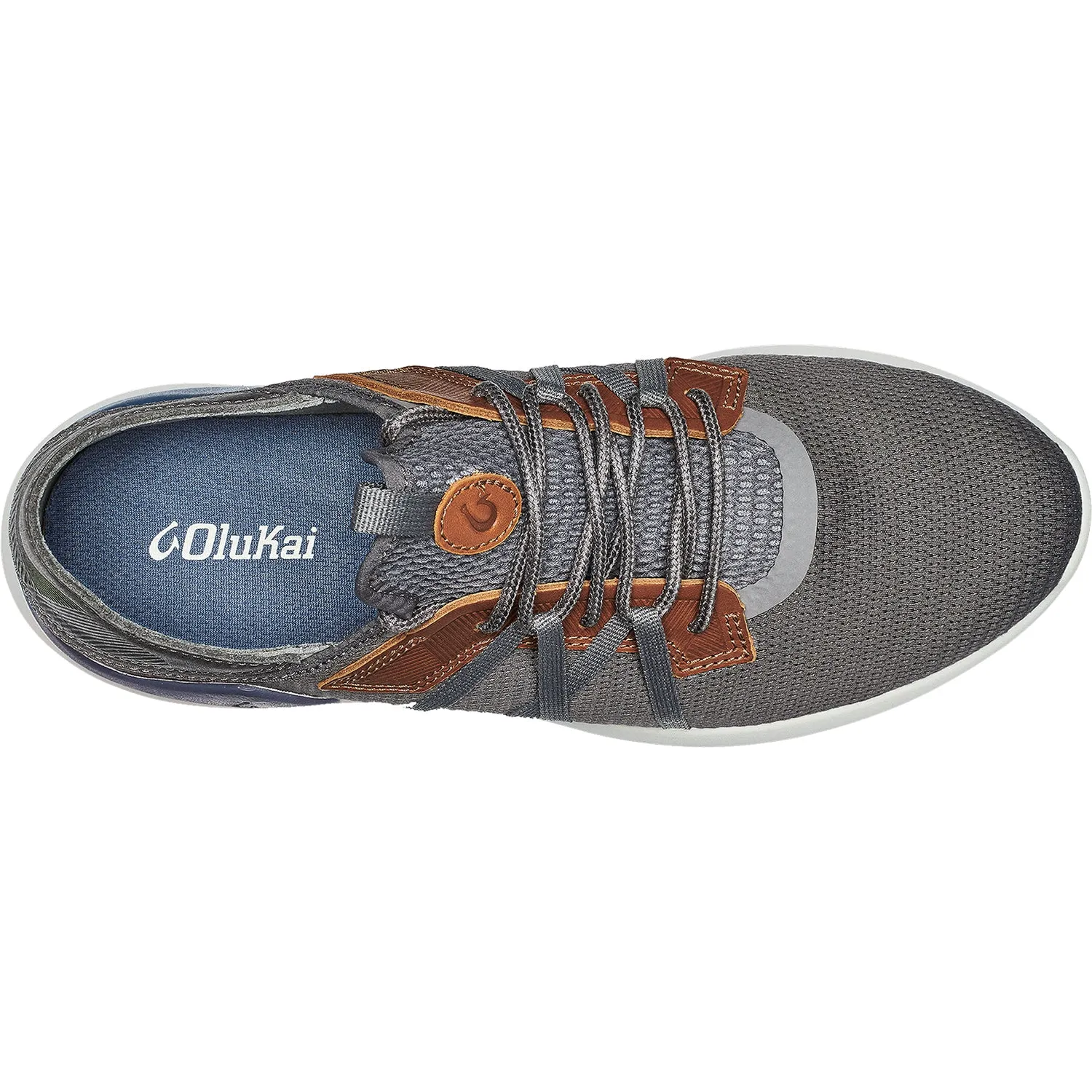 Men's OluKai Mio Li Pavement/Vintage Indigo Mesh