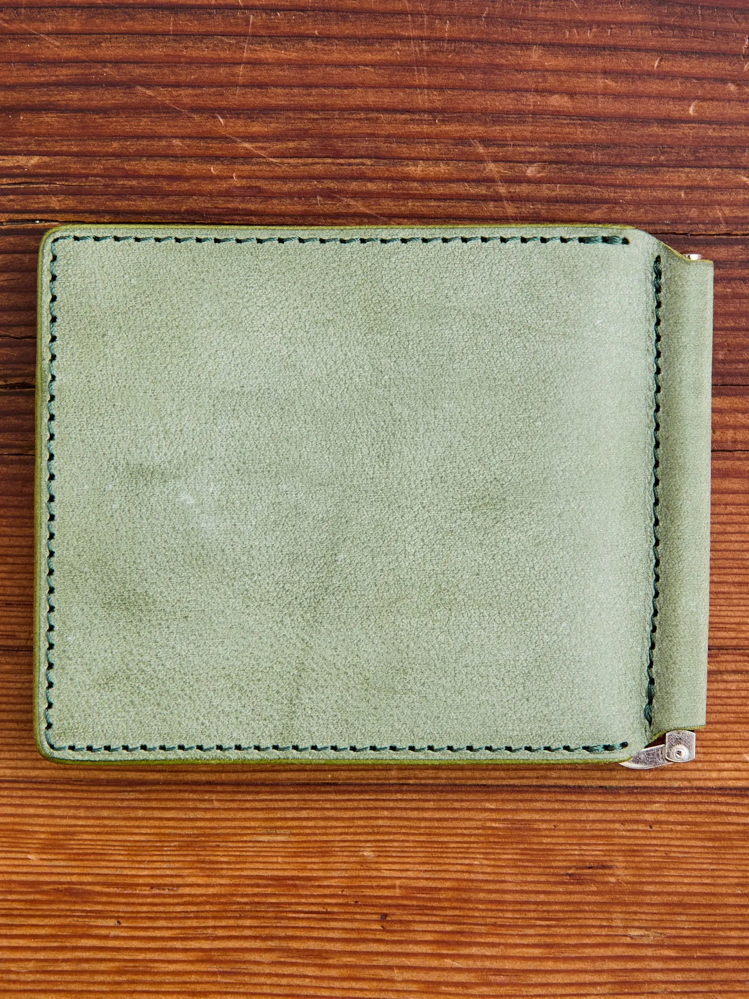 Money Clip Wallet in Green