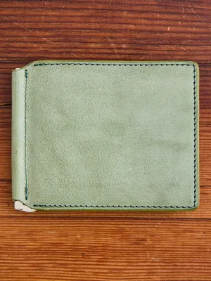 Money Clip Wallet in Green