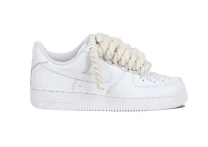 Nike Air Force 1 Low 07 White Laced Ropes