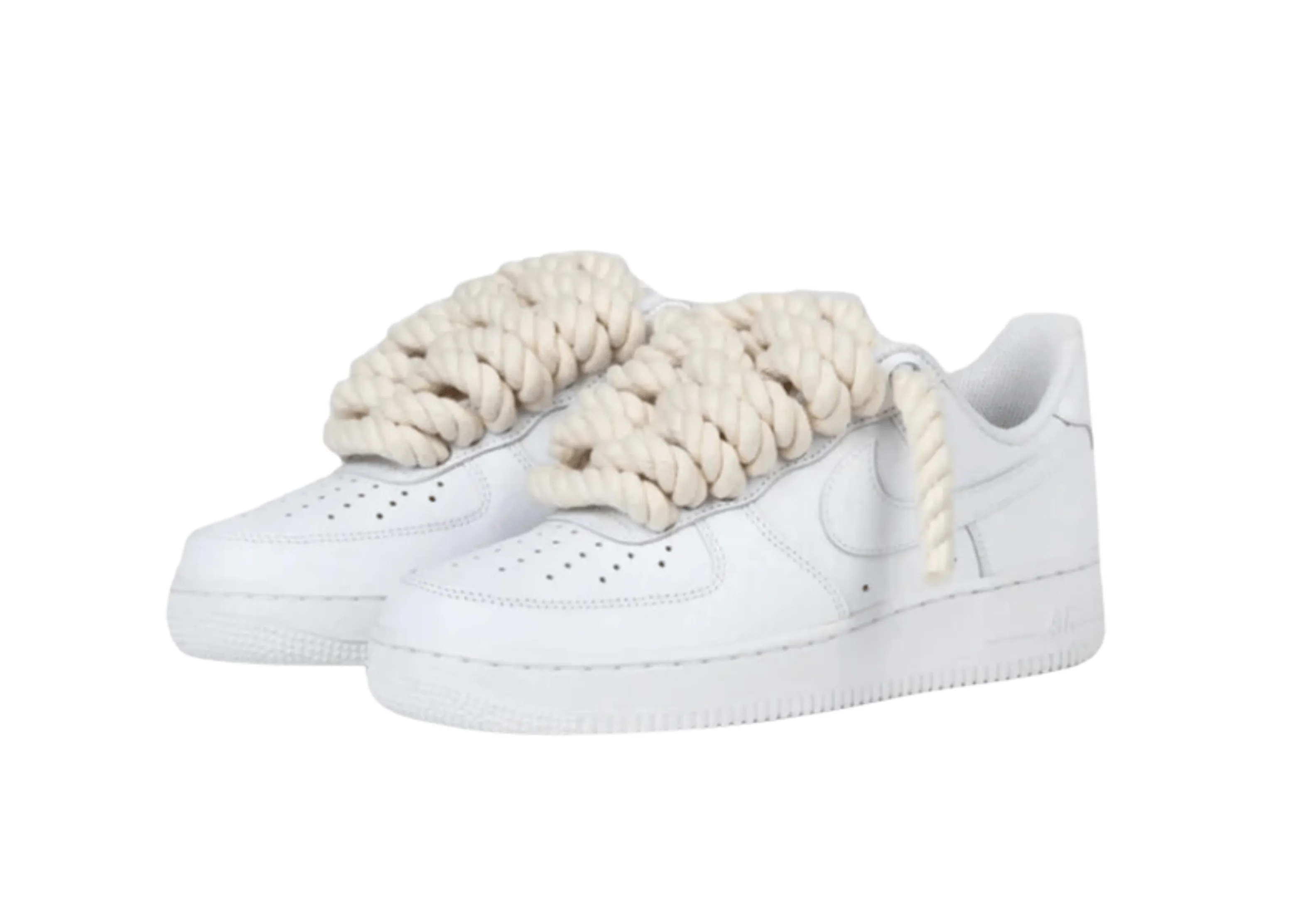 Nike Air Force 1 Low 07 White Laced Ropes