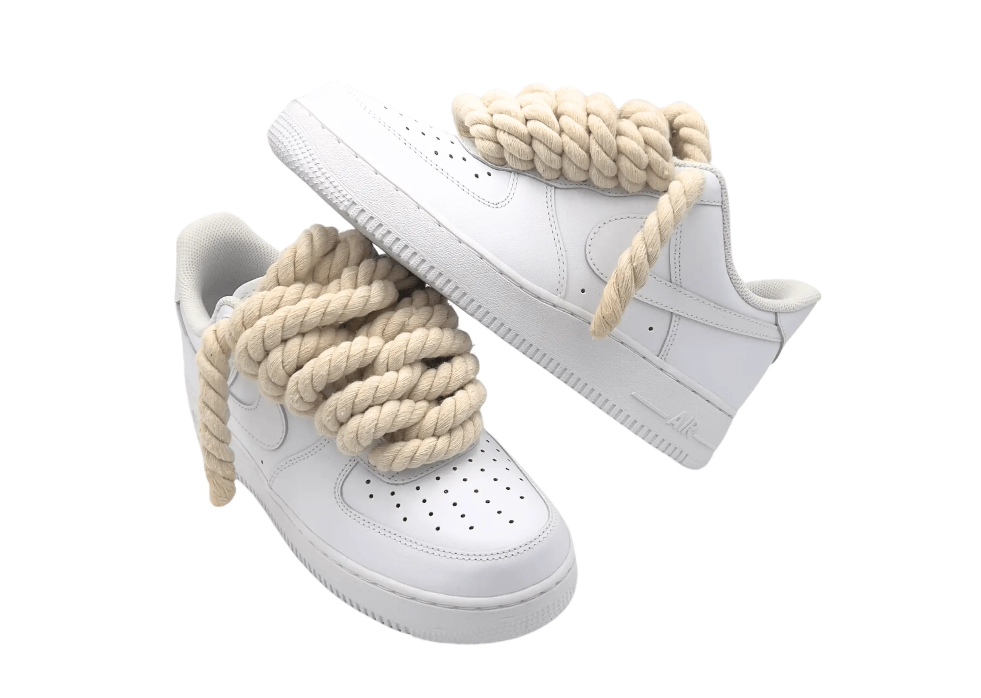 Nike Air Force 1 Low 07 White Laced Ropes