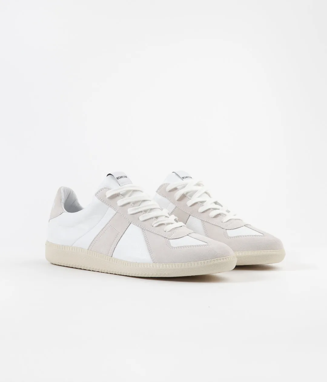 Novesta German Army Trainer Shoes - White / Ecru