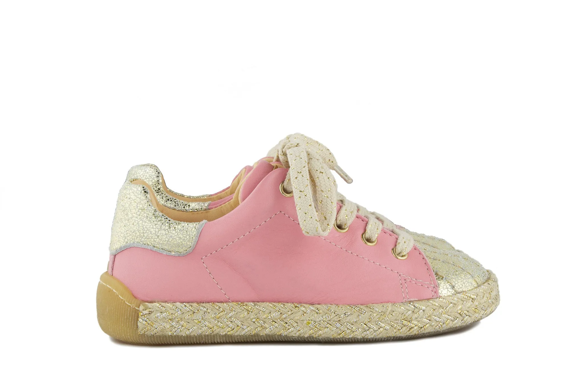 Ocra Girls Pink and Gold Trainer