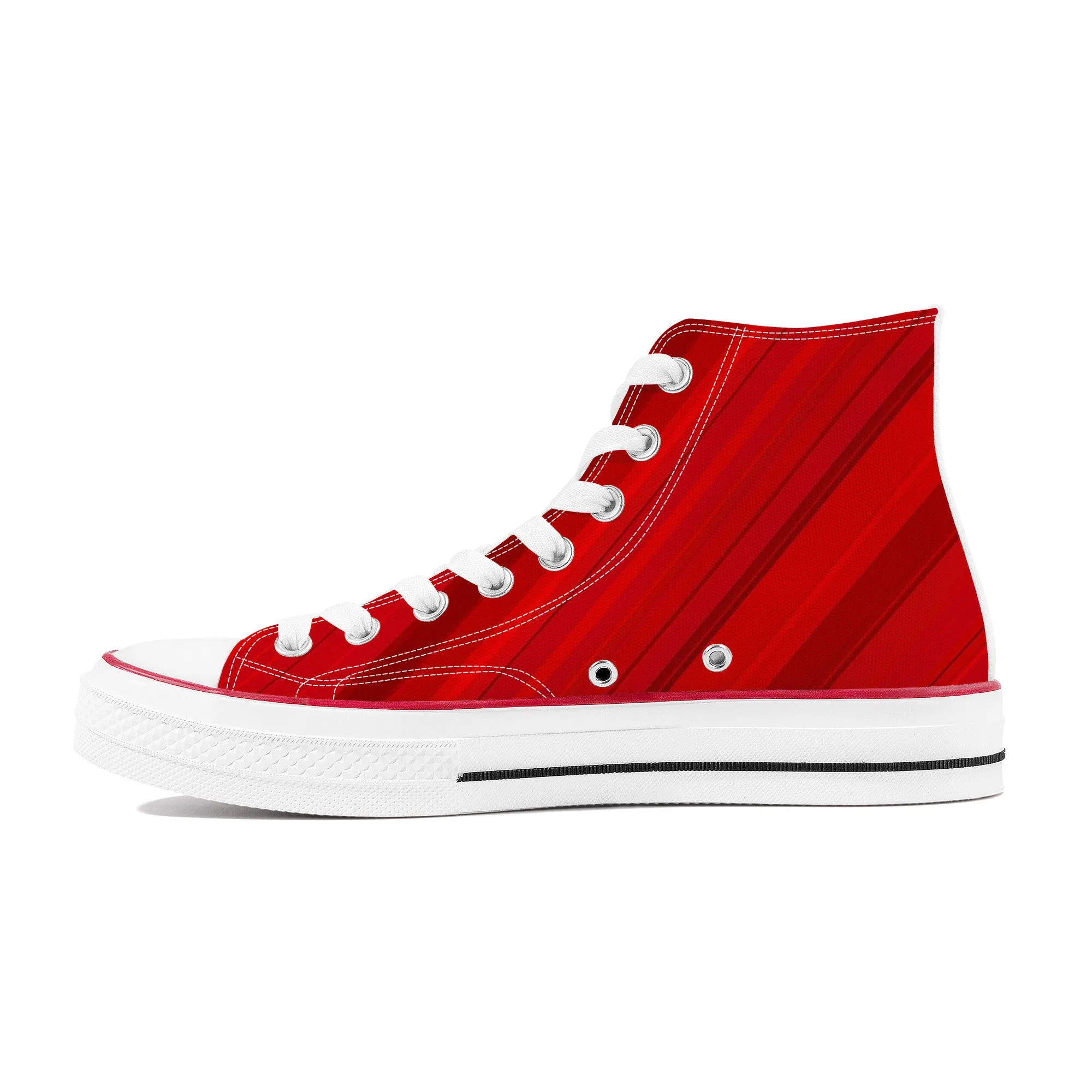 Old School High Tops - Red