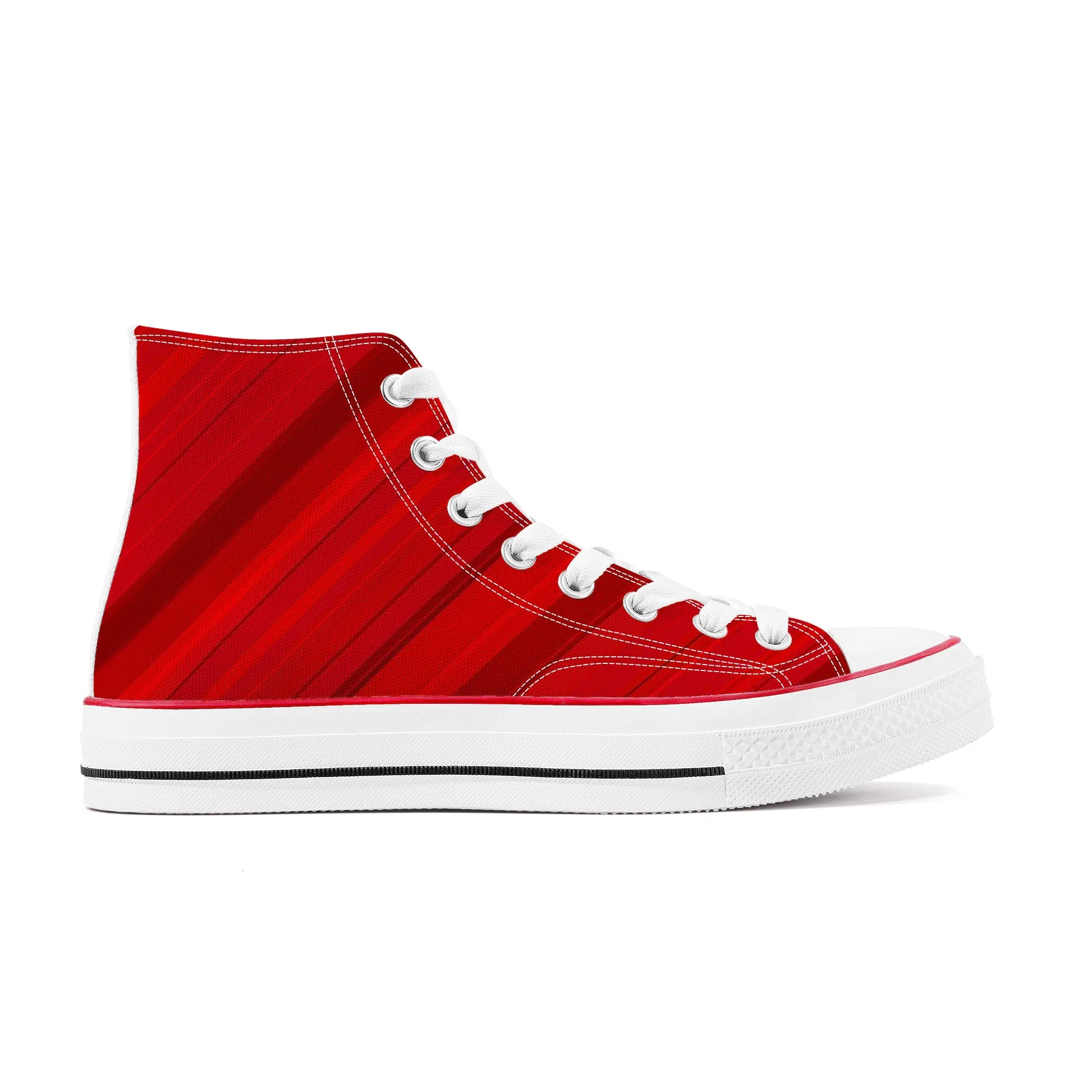 Old School High Tops - Red