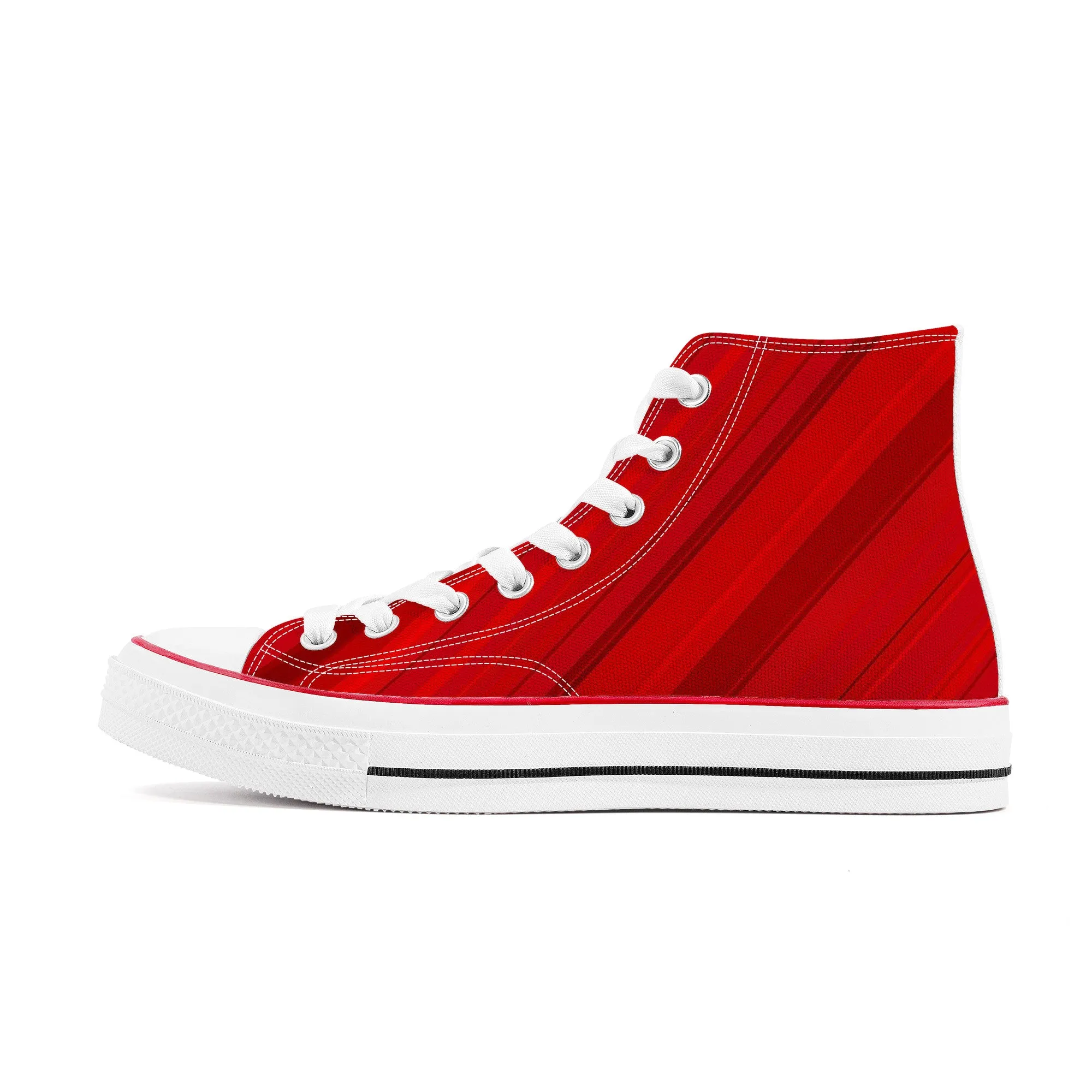 Old School High Tops - Red