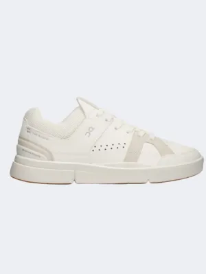 On The Roger Clubhouse Women Tennis Shoes White/Sand