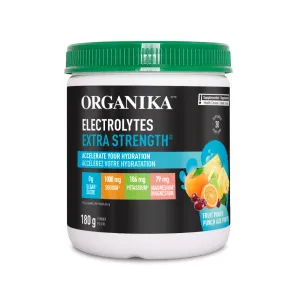 Organika Electrolytes Extra Strength - Fruit Punch(180g)