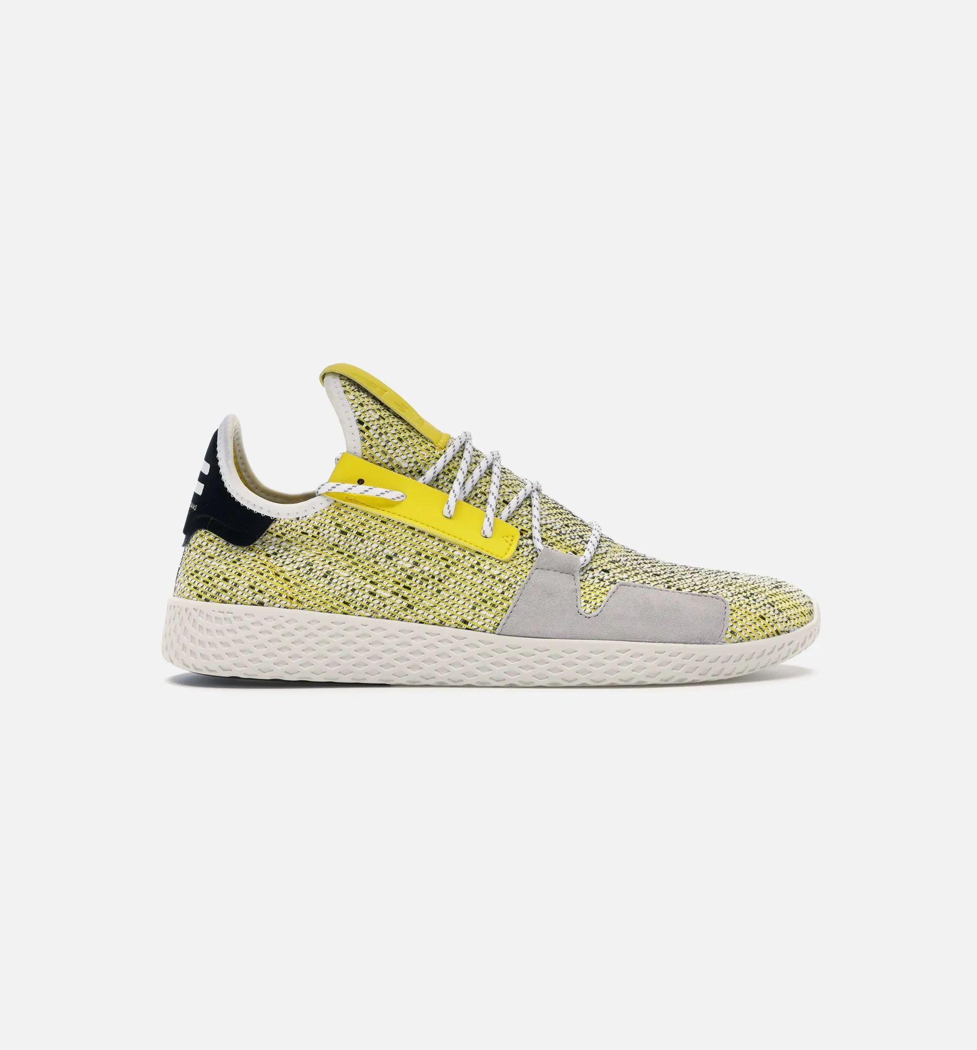 Pharrell Williams Afro Tennis Hu V2 Mens Shoe - Yellow/White