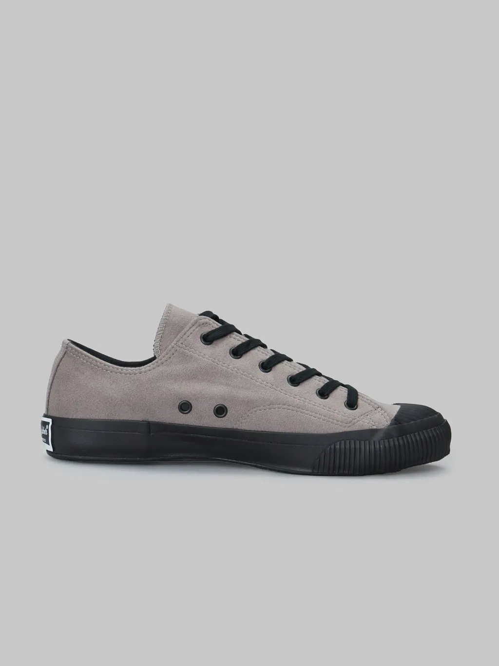 Pras Shellcap Low Vegan Sneakers Suede Grey/Black