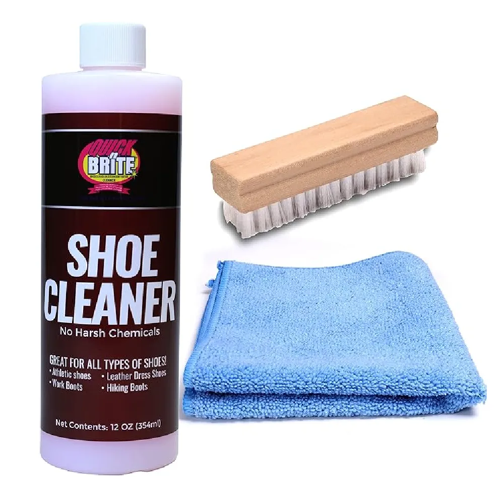 Quick N Brite Shoe Cleaner Kit for Tennis Shoes | Boots | Athletic Shoes and Sneakers