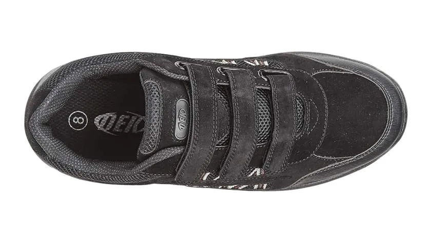 Rdek Ascend Mens Triple Velcro Padded Trail Black/Grey Sneakers