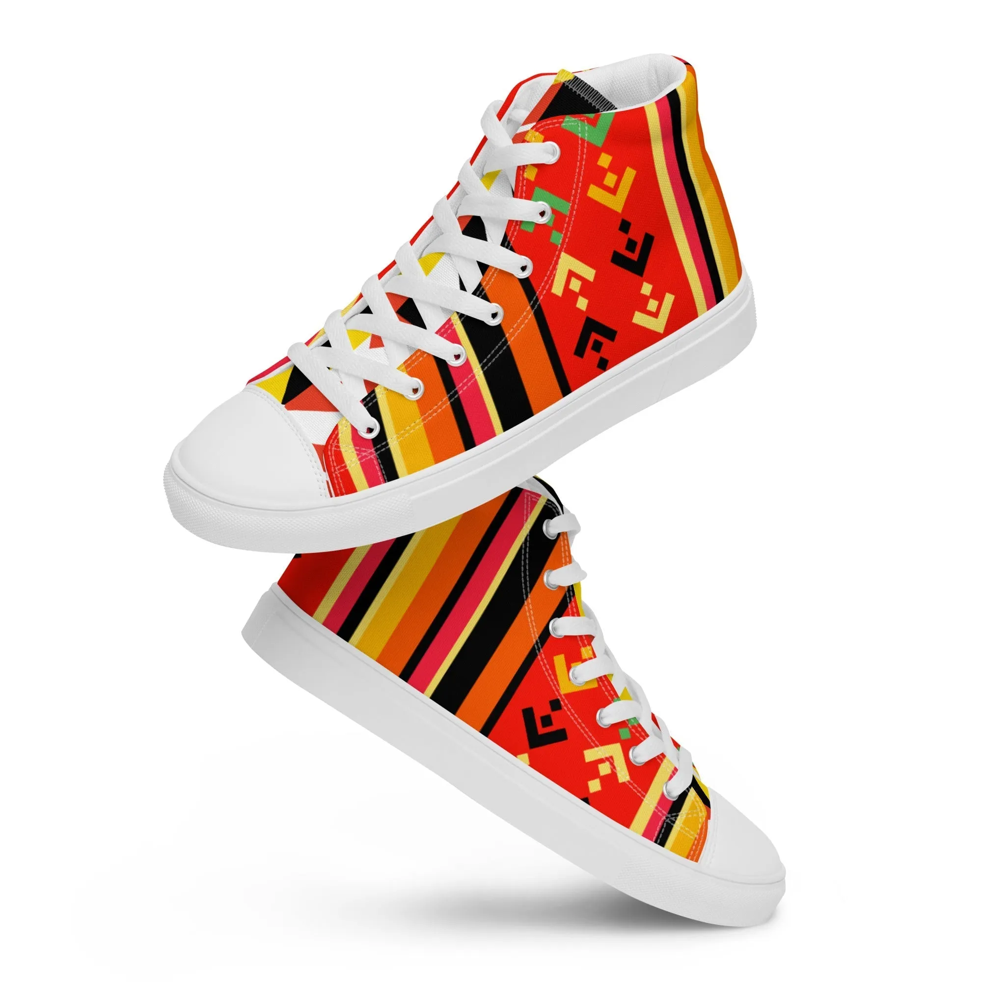 Regina Women’s Lace-Up Canvas High-Top Sneakers