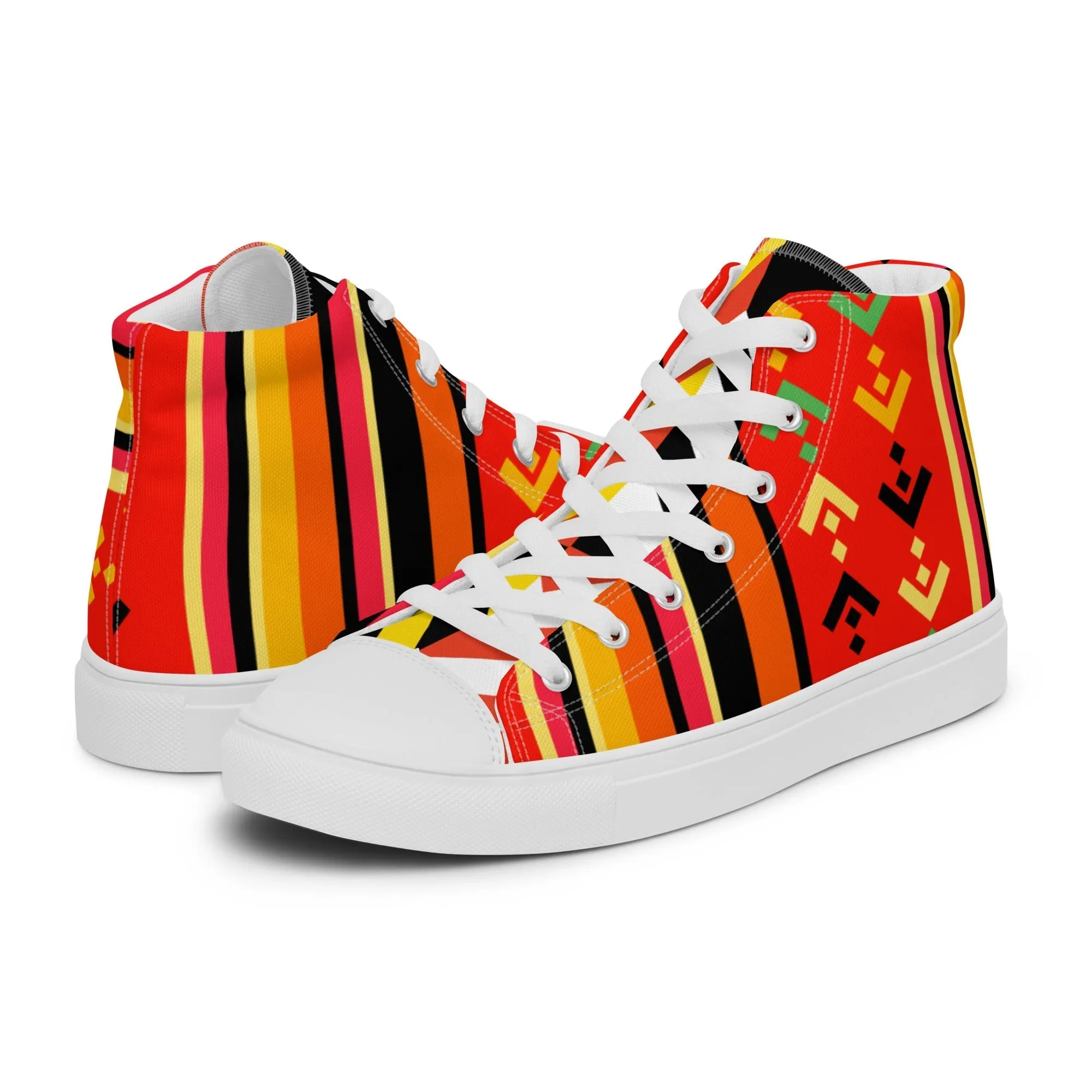 Regina Women’s Lace-Up Canvas High-Top Sneakers