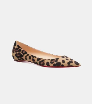 Sade Leopard Print Flat Pumps