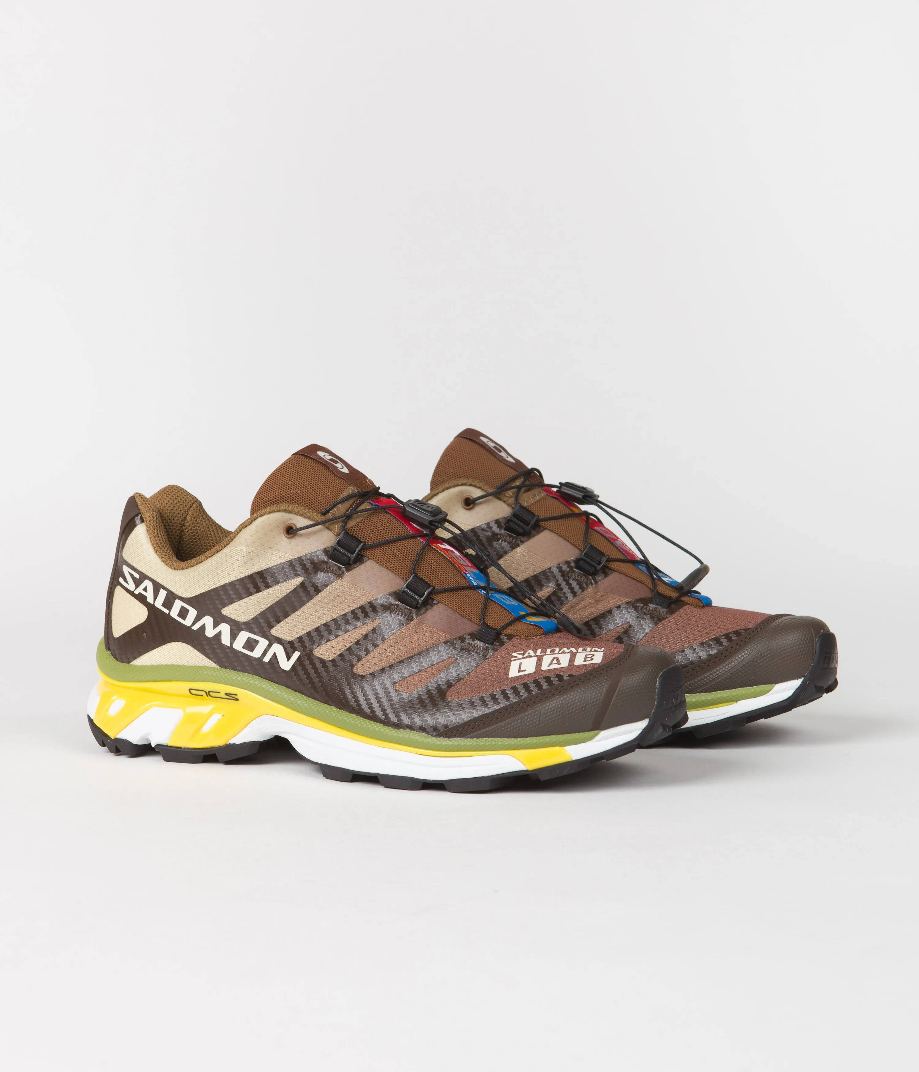 Salomon XT-4 Shoes - Delicioso / Toffee / Empire Yellow