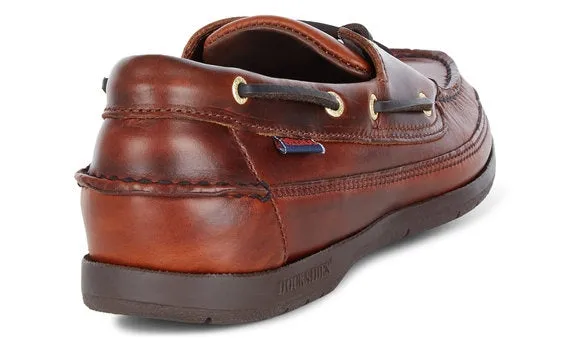 Sebago Mens Schooner Brown Gum