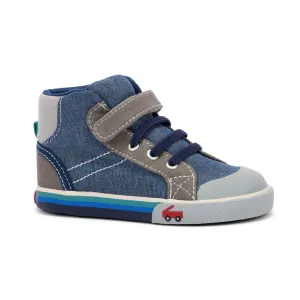 See Kai Run Boy's Sneakers Dane - Chambray/Gray